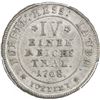 Image 2 : HESSE-CASSEL: AR 1/6 thaler, 1868. PCGS MS64