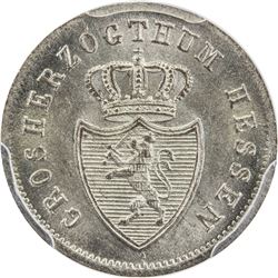 HESSE-DARMSTADT: AR kreuzer, 1836. PCGS MS65