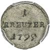 Image 2 : LOWENSTEIN-WERTHEIM-ROCHEFORT: AR kreuzer, 1799. PCGS MS64