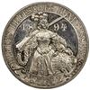 Image 1 : MAINZ: AR shooting medal (38.72g), 1894. AU