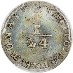 MUNSTER: AR 1/24 thaler, 1801. PCGS MS63