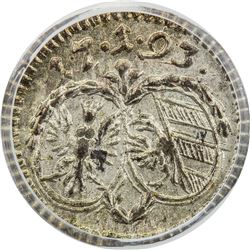 NUREMBERG: AR pfennig, 1793. PCGS MS65
