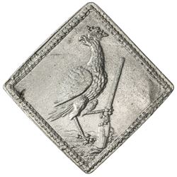 SILESIA-BRESLAU: klippe medal (17.42g), 1731. EF-AU