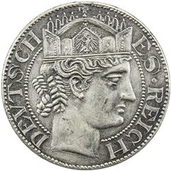 GERMANY: AR 2 mark (9.25g), ND [ca. 1935]. EF