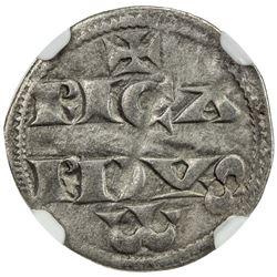 ANGLO-GALLIC: Richard I, the Lionheart, Duke of Aquitaine, 1172-1189, AR denier, Bordeaux mint. NGC 