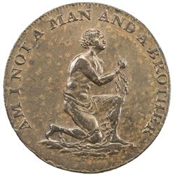 GREAT BRITAIN: AE 1/2 penny token (9.09g), ND [ca. 1795]. EF