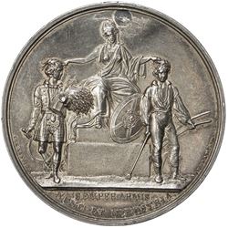 GREAT BRITAIN (SCOTLAND): AR medal (44.7g), 1829. EF
