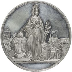 GREAT BRITAIN: white metal medal, 1856. UNC