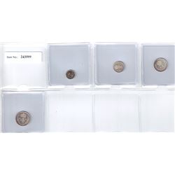 GREAT BRITAIN: George VI, 1937-1952, AR Maundy set, 1948. BU