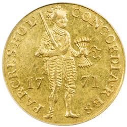 HOLLAND: Dutch Republic, AV ducat, 1771. PCGS MS62