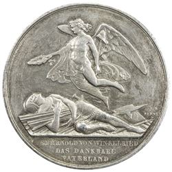 LUZERN: AR shooting medal (33.31g), 1853. AU