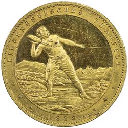 LUZERN: AR medal (20.05g), 1888. AU
