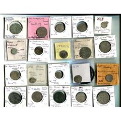EUROPE: COMPLETE COLLECTION of 410 dated coins, complete for every year from 1500 to 1899