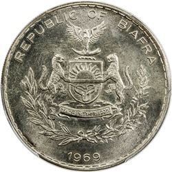 BIAFRA: Republic, AR pound, 1969. PCGS MS66