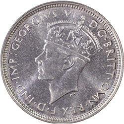 BRITISH WEST AFRICA: George VI, 1937-1952, 3 pence, 1940-KN. PCGS SP64