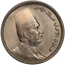EGYPT: Fuad I, 1922-1936, 10 milliemes, 1924/AH1342. PCGS MS64