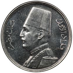 EGYPT: Fuad I, 1922-1936, 10 milliemes, 1933/AH1352. PCGS SP64