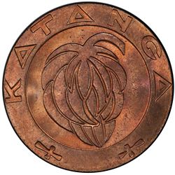 KATANGA: 1 franc, 1961. PCGS SP64