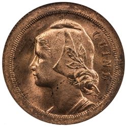 PORTUGUESE GUINEA: 20 centavos, 1933. NGC MS65