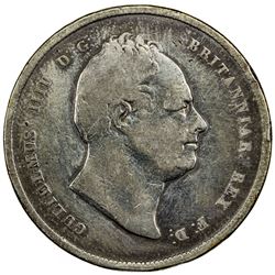 ESSEQUIBO & DEMERARY (BRITISH GUIANA): William IV, 1830-1837, AR 3 guilders, 1832. VG-F