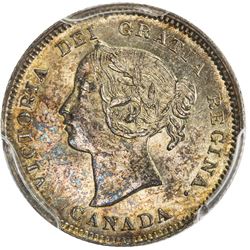 CANADA: Victoria, 1837-1901, AR 5 cents, 1900. PCGS MS64