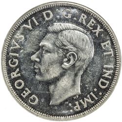 CANADA: George VI, 1937-1952, AR dollar, 1946. NGC MS63