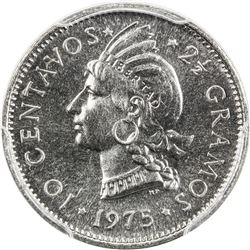 DOMINICAN REPUBLIC: 10 centavos, 1975. PCGS SP66