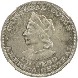EL SALVADOR: AR peso, 1911 CAM. NGC MS64