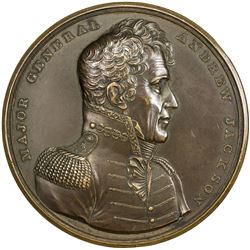 UNITED STATES:, 1815 (1824-early 20th cent.) AE medal (125.1g). EF-AU