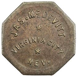 UNITED STATES TOKEN: Nevada, Virginia City: Jas. McDevitt