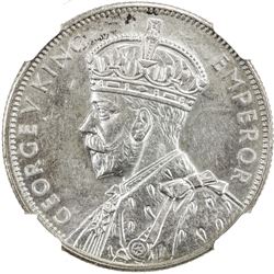 AUSTRALIA: George V, 1910-1936, AR florin, 1934-35. NGC MS61