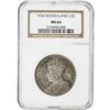 Image 3 : NEW ZEALAND: George V, 1910-1936, AR 1/2 crown, 1934. NGC MS64