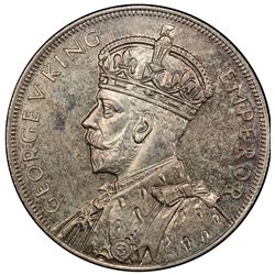 NEW ZEALAND: George V, 1910-1936, AR crown, 1935, PCGS graded MS64 (Proof in our opinion)