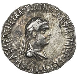 INDO-GREEK: Apollodotus II, ca. BC 80-65, AR tetradrachm (9.44g). VF-EF