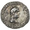 Image 1 : INDO-GREEK: Apollodotus II, ca. BC 80-65, AR tetradrachm (9.44g). VF-EF