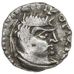 INDO-SCYTHIAN: Rujuvula, ca. 10BC - 10AD, AR drachm (2.38g). VF