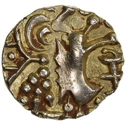 JAMMU & KASHMIR: Yasovarman, 5th century, debased AV dinar (7.79g). EF