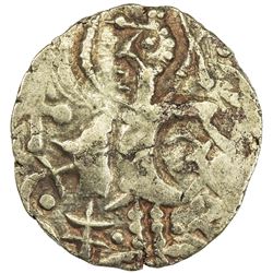 KIDARITE: Tarapira (Tarapra), late 6th century, debased AV dinar (7.41g). VF-EF