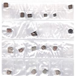 ANCIENT INDIA: LOT of 24 silver and 6 copper coins