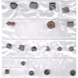 ANCIENT INDIA: LOT of 18 copper coins