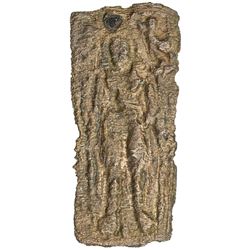 CEYLON: Anonymous, 1st-2nd Century AD, AE plaque (1.36g). F