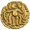 Image 1 : CHOLAS: Raja Raja I, 985-1014, AV 2 fanam (0.71g). EF