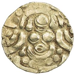 CHANDELLAS OF JEJAKABHUKTI: Madanavarman, ca. 1129-1163, AV dinar (4 1/2 masha) (4.04g). VF
