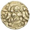 Image 1 : CHANDELLAS OF JEJAKABHUKTI: Madanavarman, ca. 1129-1163, AV dinar (4 1/2 masha) (4.04g). VF
