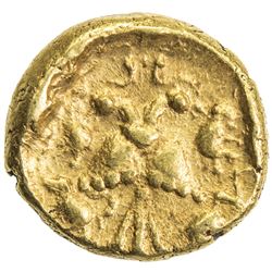 VIJAYANAGAR: Achyutaraya, 1530-1542, AV 1/2 pagoda (1.69g). VF