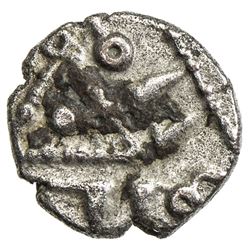 HABBARIDS OF SIND: uncertain ruler, early 11th century, AR damma (0.33g), NM. VF-EF