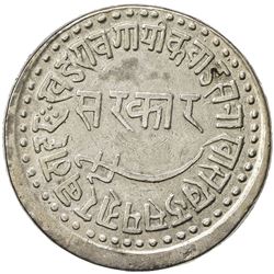 BARODA: Khande Rao, 1856-1870, AR nazarana rupee (11.36g), AH1287. VF
