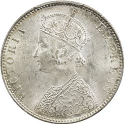 BIKANIR: Ganga Singh, 1887-1912, AR rupee, 1892. PCGS MS63