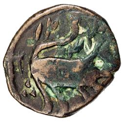 SIKH EMPIRE: AE billishahi paisa (3.27g), NM, AH1242. VF