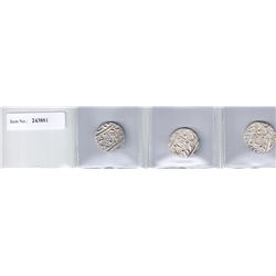 SIKH EMPIRE: LOT of 3 nanakshahi rupees